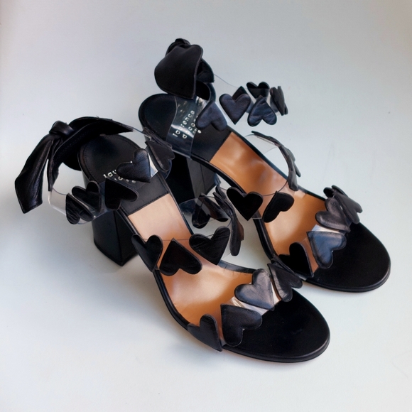 SOLD Laurence Dacade black leather Tamara ankle strap sandals, EU40, NWT, flaw - Picture 4 of 16